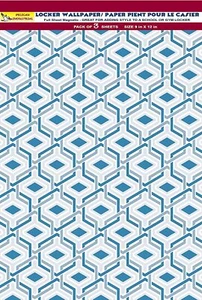 Magnetic Locker Wallpaper (Full Sheet Magnetic) - Geometric vr06 - Picture 1 of 1
