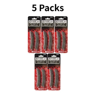 ROKUHAN R064 Track Set of 5 R195-30 Cant Curved Rail Z Gauge Z Scale Model Train - Picture 1 of 2