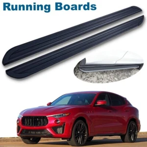 2PCS Running Boards Fits for Maserati Levante 2017-2024 Nerf Bars Side Steps - Picture 1 of 13