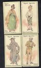 Four 1913 Charles Dickens Trade Cards Nicholas  Nickleby David Copperfield  