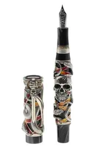 Penna stilografica Montegrappa Chaos sterling 925 | edizione limitata, mai usata, rara 2011 - Foto 1 di 10