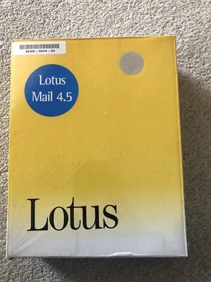 *Rare Vintage* Lotus Mail 4.5 for multi platform Boxed Software New sealed  - Image 1 of 3