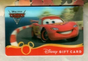 DISNEY Cars 2, Lightning McQueen ( 2011 ) Lenticular Gift Card ( $0 ) - Picture 1 of 1