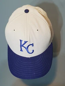 KC Royals New Era 5950 Diamond 100% Wool Fitted Hat 7 1/8 Vintage Kansas City - Picture 1 of 9