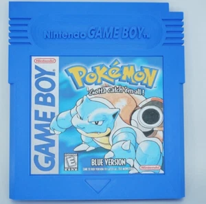 Cartuccia Gameboy Blu Pokémon Stampata in 3D Wall Art - Blastoise - Foto 1 di 2