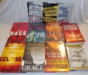 Lot 11 Richard North Patterson HB DJ Thriller Mystery Books Exile 1st Editions - Picture 1 of 6