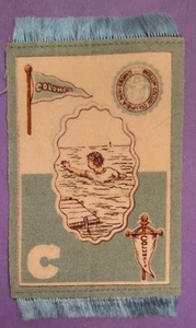 1910 Murad tobacco felt B33 COLUMBIA UNIVERSITY Swimmer TOUGH - Picture 1 of 1
