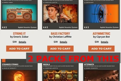 2 Packs - AAS Applied-Acoustics 2 Sound Packs (you can choose) - Bild 1 von 2