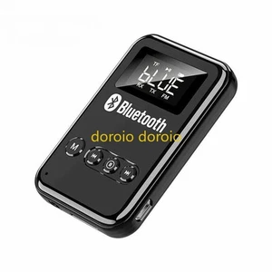 Wireless Bluetooth 5.0 Transmitter & Receiver Audio Adapter 2in1 Music 3.5mm Aux - Picture 1 of 6