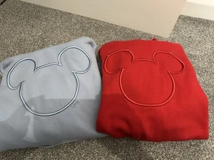 Two Medium Sized Women’s Disney Hoodies From H&M Mickey Mouse - Picture 1 of 8