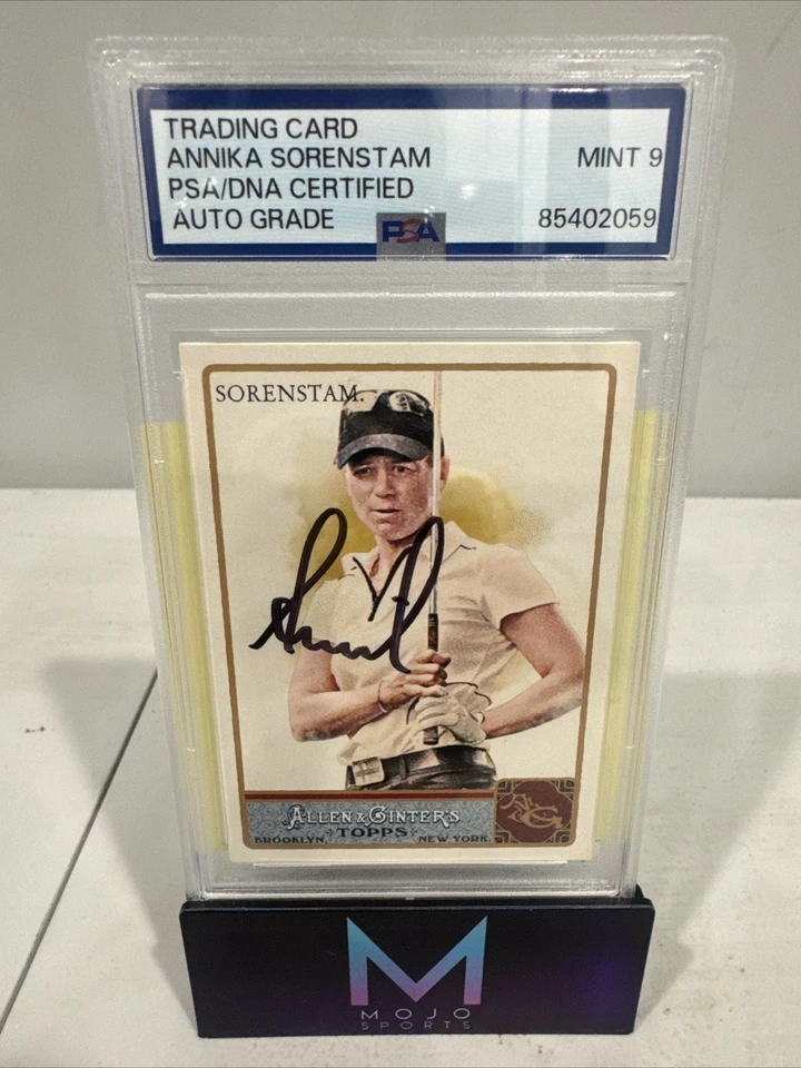 Annika Sorenstam 2011 Topps Allen And Ginter PSA Auto Grade 9 - Image 1 of 1