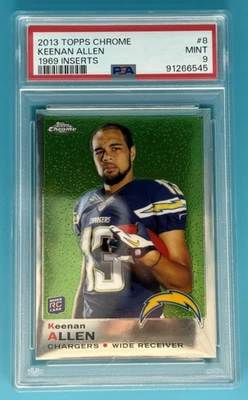 Keenan Allen (RC) 2013 NFL Topps Chrome 1969 Inserts #8 PSA 9 - Image 1 of 2