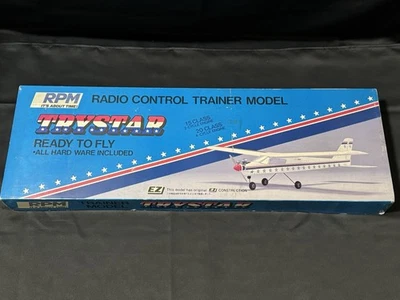 Vintage RPM EZ Trainer Plane TRYSTAR 2C-15 4C-20  Airplane  Made in Japan - Image 1 of 4