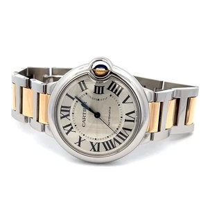 Cartier Ballon Bleu Unisex 36mm Automatic - 18K Rose Gold/Steel Elegant Watch - Picture 1 of 12
