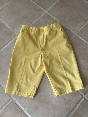 Bermudas para mujer Christopher Banks color limón~Bonito elástico~Talla 4~¡En muy buen estado! Foto 1 de 4
