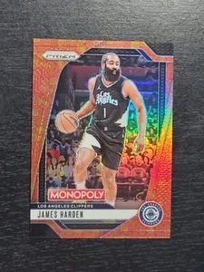 2024-25 Panini Prizm Monopoly James Harden #20 Orange Icon /1499 SSP* - Bild 1 von 3