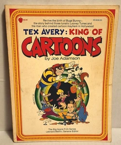 Vintage Tex Avery King of Cartoons by Joe Adamson 1975 Trade Paperback - Picture 1 of 5