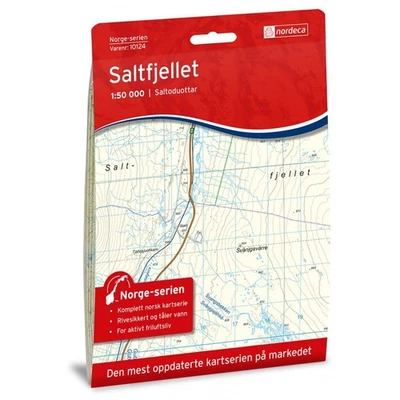 Norway Saltfjellet Nordeca 50k Map 10124 hiking walking - Image 1 of 4