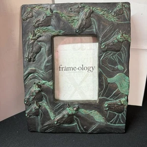 Frame-Ology Equestrian Picture Frame by United Artist ~ Stone Resin Dimensional - Picture 1 of 8