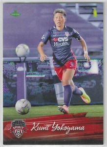 2021 Parkside NWSL Premier #194 Kumi Yokoyama RC Washington Spirit Team Japan