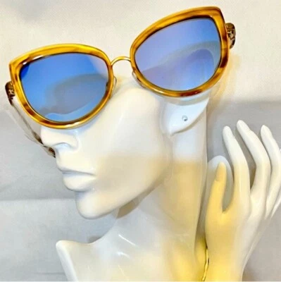 Wildfox: CHATON-Gafas de sol ojo de gato-oro antiguo + estuche duro corazón + tela-nuevo con etiquetas en caja Foto 1 de 4