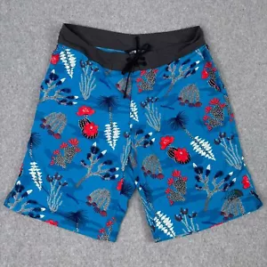 The North Face Men's Size 30 Board Shorts Blue Coral Hybrid Swimming Trunks - Picture 1 of 8