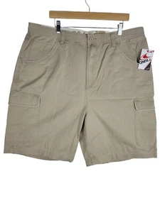 Pantalones cortos cargo O'Neill caqui claro beige tostado talla 40 6 bolsillos utilitarios - Imagen 1 de 13