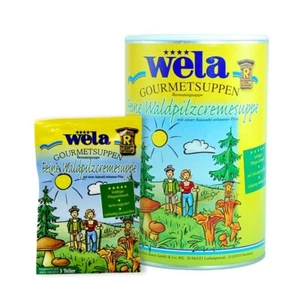 WELA Zuppa di crema di funghi di bosco fine GOURMET per 5,25 l / 21 piatti gustoso - Foto 1 di 3