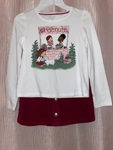 Girls Tahari 2 Piece outfit Long Sleeve And Skirt Size M 7/8 - Picture 1 of 7