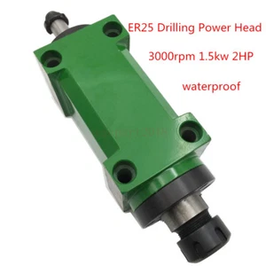 Power Drilling Spindle Unit Head Waterproof 2HP Head 3000rpm CNC Drilling Cut - Picture 1 of 8