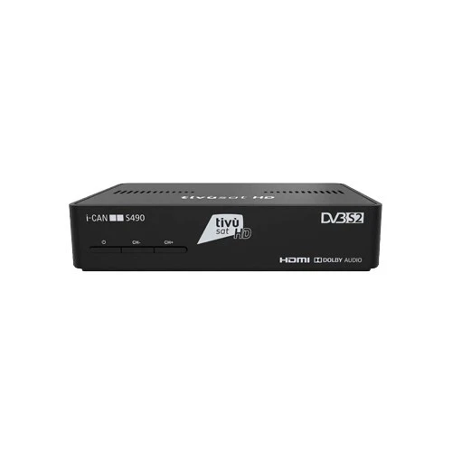 ADB I-Can S490 Decoder Digitale Satellitare HD Tivusat HEVC DVBS2 HDMI Dolby - Immagine 1 di 1
