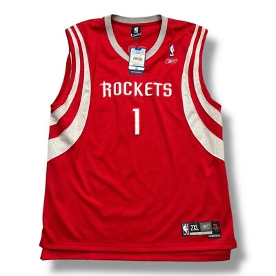 Винтажный Y2K Tracy McGrady ракеты Adidas Swingman XXL (новый с ярлыками) мертвый запас - Изображение 1 из 4