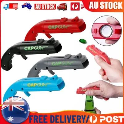 Beer Cap Gun Funny Launcher Shooter Bottle Opener Creative Drinking Game Playing - image 1 of 4