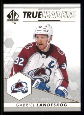 2022-23 SP Authentic True Leaders #TL1 Gabriel Landeskog - Image 1 of 2