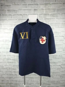 Polo by Ralph Lauren 1st Division R.L. Regiment EST MCMLXVII Polo Shirt Navy M - Picture 1 of 9
