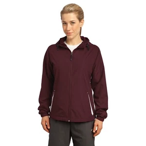 Sport-Tek Ladies Colorblock Hooded Raglan Jacket. LST76 - Picture 1 of 26