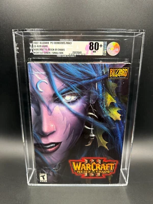 Warcraft III Reign of Chaos Night Elf Cover Rare PC Small Box Sealed VGA 80+ NM - Image 1 of 4