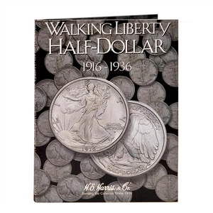 H.E. HARRIS "2694" WALKING LIBERTY HALF DOLLAR FOLDER NEW WITH FREE SHIPPING!! - Picture 1 of 1