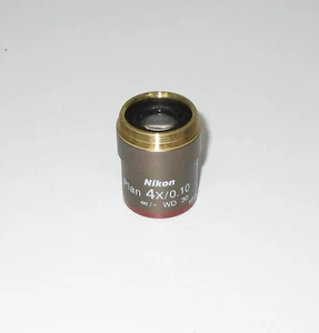 Nikon Plan 4x/0.10 OFN22 WD 30 ∞/- MRL00042 - Picture 1 of 5