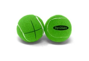 Top Glides Precut Walker Tennis Balls Protects Floors High Quality Safety Green - Picture 1 of 5