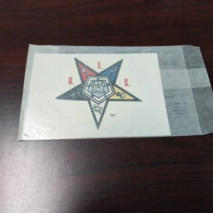 Baxter Lane Co. Vintage Water Dip Decal ORDER OF THE EASTERN STAR O.E.S. Sticker - Picture 1 of 2