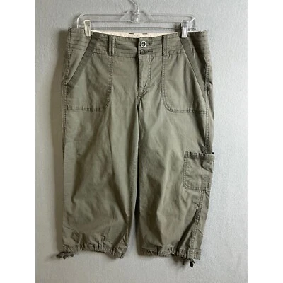 Calça Capri Feminina Dockers Capri 10 Bolsos de Carga Cropped Mistura de Algodão - Imagem 1 de 4