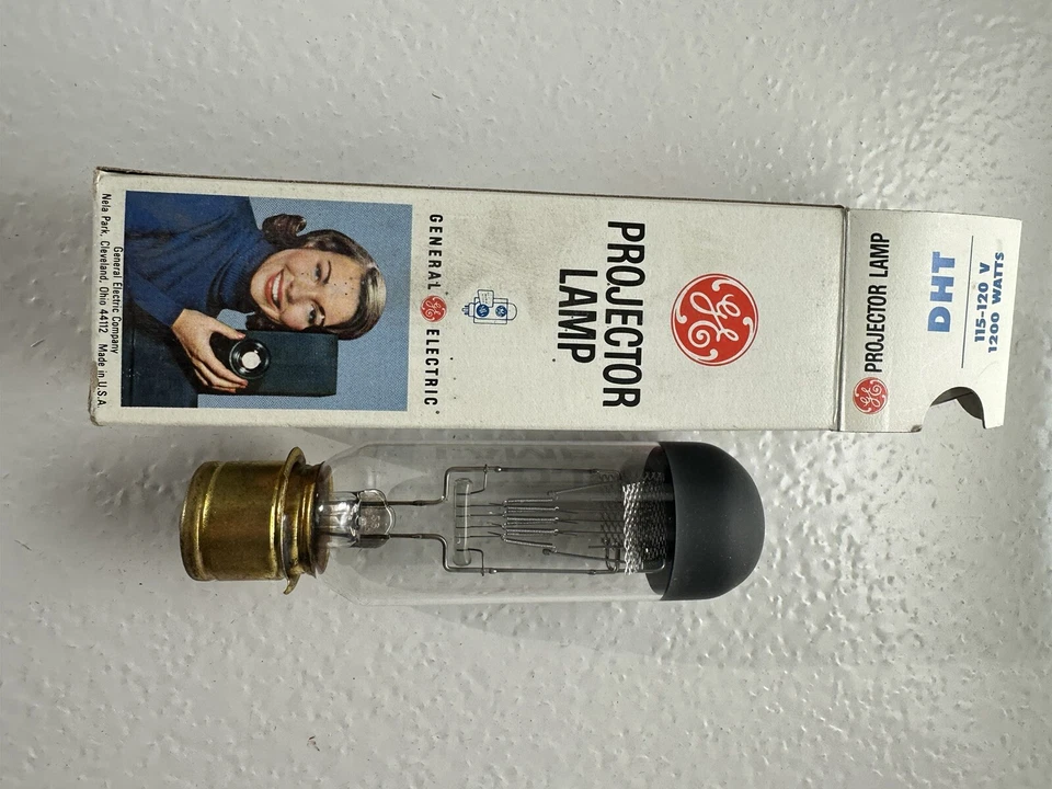 DHT projector lamp projection light bulb 115-120v 1200w,  G.E. brand - Image 1 of 1