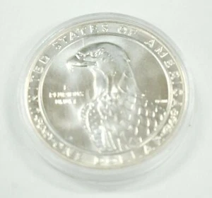 1983-D UNC Capsule Discus Thrower Los Angeles XXIII Olympiad US Silver Dollar - Picture 1 of 3