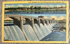 Vintage Linen Postcard Columbus Zoo And O'shaughnessy Dam, Columbus Ohio