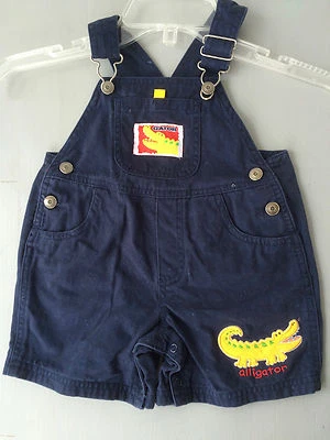 Macacão infantil Simply Basic Navy Gator 12 meses (*) - Imagem 1 de 4