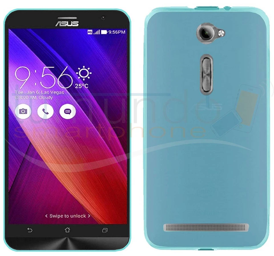 Funda Gel TPU Blu + Protettore Di Schermo Per ASUS ZENFONE 2 5" ZE500CL Case - Immagine 1 di 1