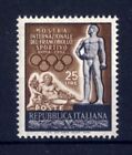 ITALIA 1952 - Mostra Internazionale del Francobollo Sportivo a Roma - 25L. MNH**