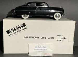 Danbury Mint 1:24 diecast in box 1949 Mercury Club Coupe black - Picture 1 of 5