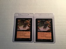 Harbinger of Night X 2 Mirage MTG Magic the Gathering NM/M  unplayed